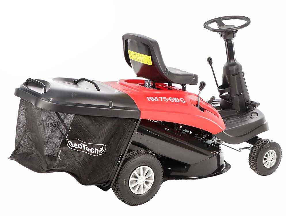 Tractor Cortacésped Minirider Geotech RM 75-610 C – Motor de 224cc
