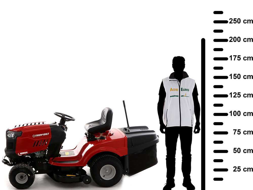 Tractor cortacésped Troy Bilt Horse 105T-R – cambio hidrostático – recogedor