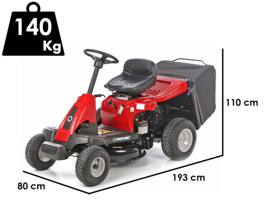 Tractor cortacésped Troy-Bilt TB 60T-R SELECT – Recogedor – Motor 196cc