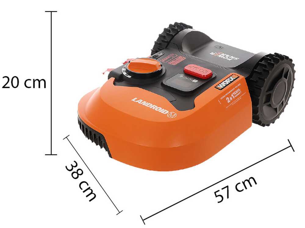 Worx Landroid M WR141E con perímetro batería de Litio – Robot cortacésped – M500