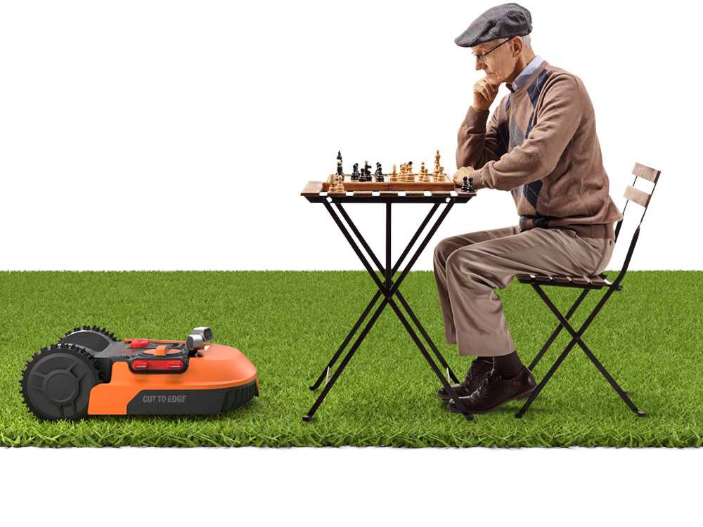 Worx Landroid WR165E con perímetro – Robot cortacésped – batería 20V y 2Ah – M500 2.0